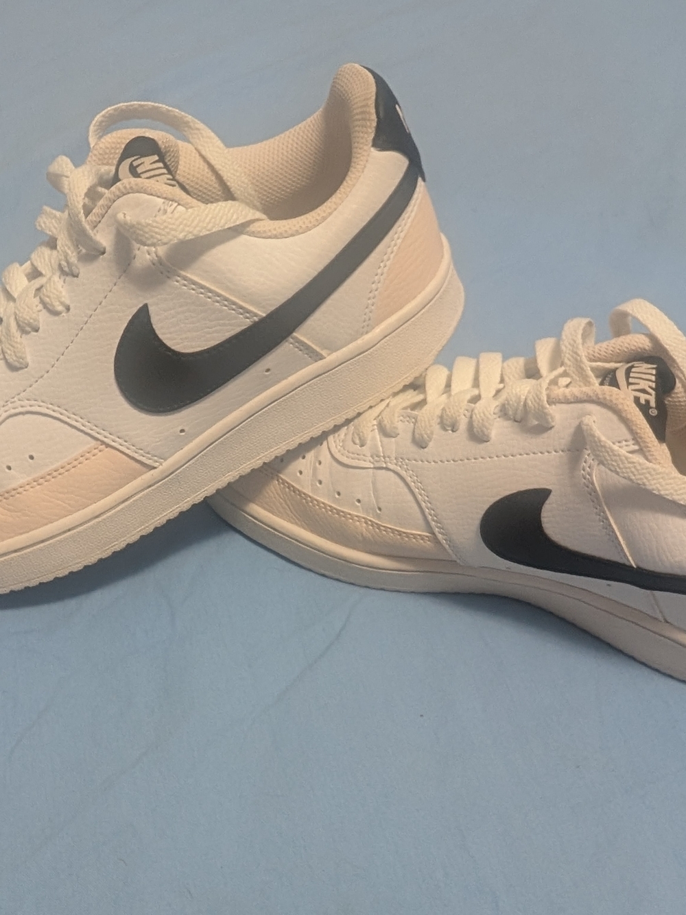 Nike Women's Court Vision Low - White / Soft Pink / Black Size 8.5
